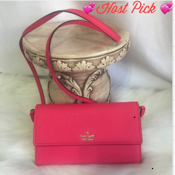 kate spade Handbags - Kate Spade Ladies Trifold Clutch handbag w/ strap